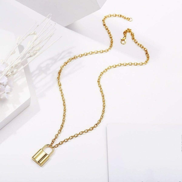 Lock Charm Necklace