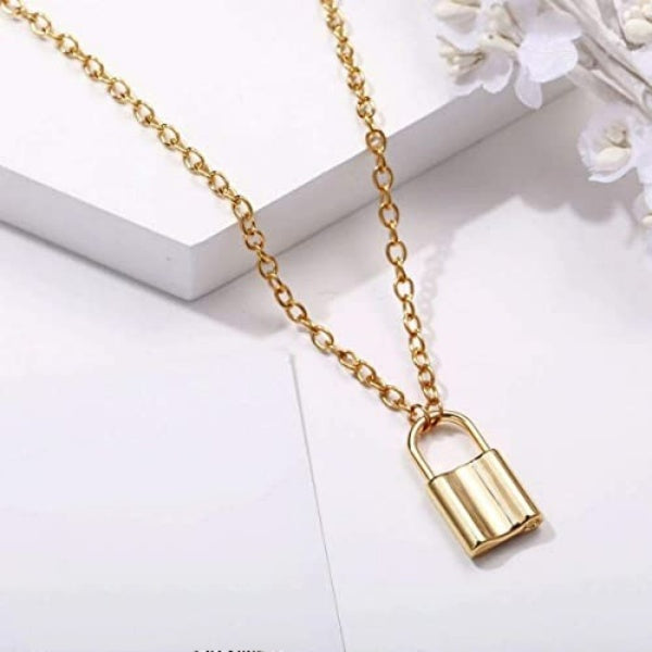 Lock Charm Necklace